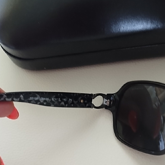 Coach Women's Black Sunglasses - Picture 7 of 7